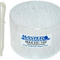 Master Airbrush marca 100 cuentagotas eyedroppers para la transferencia de líquidos y el aerógrafo pintura - Arteztik