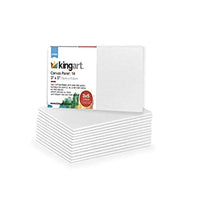 KINGART - Paneles de lienzo (3.0 x 5.0 in, 14 unidades), color blanco - Arteztik
