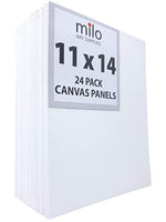 Milo - Tableros de tela para pintar (11.0 x 13.8 in, 24 unidades) - Arteztik
