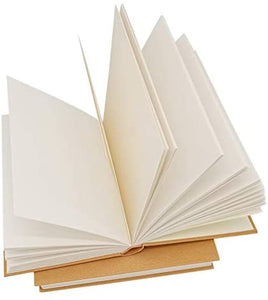 8.5x11 ketch Book, Pack of 2, 240 Sheets (100gsm), Hardcover Bound Sketch Notebook, 120 Sheets Each, Acid-Free Blank Drawing Paper, Ideal for Kids and Adults, Kraft Cover - Arteztik