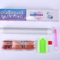 Diamond Dots Bead Art para adultos Colorido Rainstone Diamond Kits Color Jirafa - Arteztik