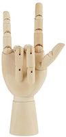 Maniquí de mano de madera con dedos flexibles y movibles, maniquí articulado para bocetos, dibujo, hogar, oficina, escritorio, niños, juguetes, regalo - Arteztik
