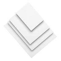 KINGART 830-28 Multi Pack | 28-Pack (7 cada uno-5x7, 8x10, 9x12, 11x14) Paneles de lona, color blanco 28 piezas - Arteztik