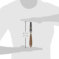 Royal Brush JT-3 Paleta de cuchillo, flexible, acero de alta calidad, tamaño de 3 pulgadas, altura de 1.4 pulgadas, ancho de 0.9 pulgadas, longitud de 8.1 pulgadas - Arteztik