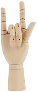 HEEPDD maniquí de mano de madera, articulado, articulado, articulado, flexible, para dibujar en casa, oficina, escritorio, niños, juguetes, regalo - Arteztik