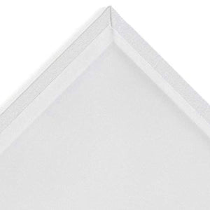 KINGART - Paneles de lienzo (3.0 x 5.0 in, 14 unidades), color blanco - Arteztik