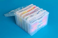 ArtBin 6947ZZ - Organizador de fotos y manualidades, caja grande con [5] cajas de almacenamiento de plástico en el interior, transparente, 5 unidades - Arteztik
