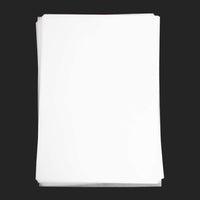 100 hojas de papel translúcido de trazado de vitela transparente para dibujar trazado - Arteztik