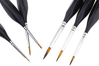 General Pencil Masters - Juego de 6 pinceles de pintura en miniatura para manualidades, diseño de aviones - Arteztik
