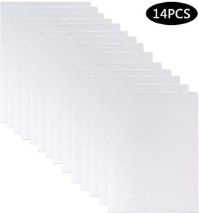 Paquete de 14 paneles de lienzo, sin ácidos, tablas de lienzo para artistas, suministros de arte de Academia, paquete de valor, paneles de lienzo en blanco - Arteztik