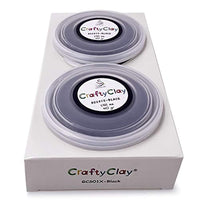CraftyClay - Juego de 2 tazas de arcilla para modelar en seco al aire - Arteztik