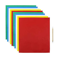 NX Garden 10 piezas de papel de transferencia de 5 colores con 1 patrón de transferencia de lápiz en tela, tela, lona, papel para coser en el hogar, pintura de punto de cruz, 11 x 9 pulgadas - Arteztik
