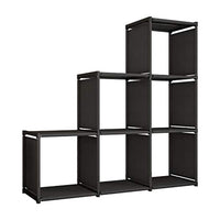 Suoernuo - Estantería de almacenamiento para libros, 6 cubos, almacenamiento en armario, estante para salón, dormitorio, oficina, estanterías para libros, ropa, juguetes, zapatos, artes - Arteztik
