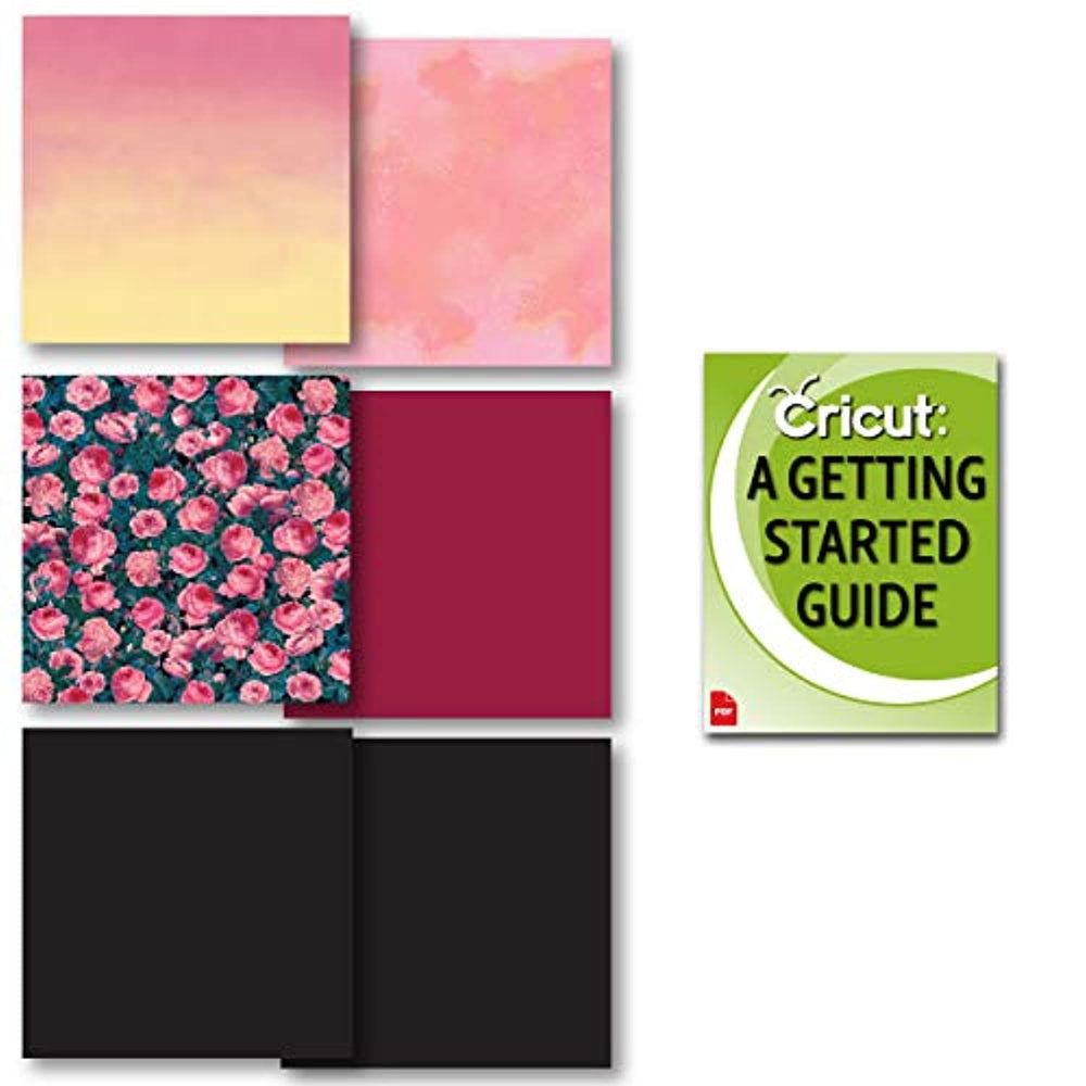 Paquete de hojas de transferencia de tinta infusible Cricut, limonada, rosa, negro - Arteztik