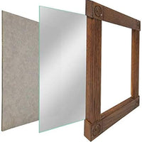 Millcraft Products - Espejos de cristal de repuesto para marcos de fotos, 5 x 7 y 8 x 10 pulgadas, espejos de repuesto para marcos, ideal para collage, artes y manualidades, proyectos de bricolaje (5 x 7) - Arteztik