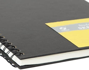 CONDA - Cuaderno de bocetos de 8.1 x 11.4 in, 100 hojas (3.53 oz/m²), encuadernado en espiral, papel de dibujo duradero sin ácido para dibujar pintura - Arteztik