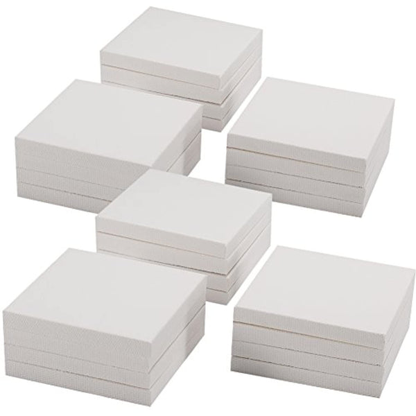 Tosnail juego de mini paneles de lona de 3 pulgadas x 3 pulgadas - pack de 12 unidades - Arteztik