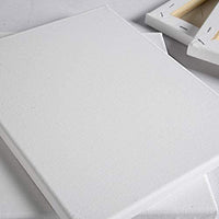 Conda Artist lienzo estirado libre de ácidos, calidad profesional, marco de lona (5 x 7 pulgadas, paquete de 6) - Arteztik