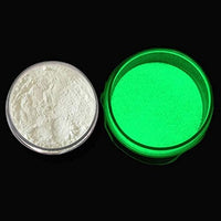 Polvo fluorescente CRUSEA que brilla en la oscuridad, superbrillante, brilla en la oscuridad, pigmento en polvo, uso en resina, difuminar, pinturas, revestimientos, polvo acrílico 50 g (1.7 oz)/bolsa (verde azulado) - Arteztik
