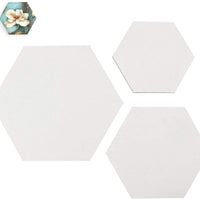 Tableros de lienzo para pintura, 3 unidades, sin ácidos, lienzo estirado en blanco de algodón 7 x 9,4, 3.7 x 4.6 in, 11,8 x 15,7 para pintores aficionados, estudiantes principiantes - Arteztik