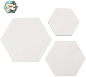 Tableros de lienzo para pintura, 3 unidades, sin ácidos, lienzo estirado en blanco de algodón 7 x 9,4, 3.7 x 4.6 in, 11,8 x 15,7 para pintores aficionados, estudiantes principiantes - Arteztik