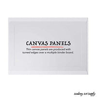 Paquete de 30 paneles de lienzo de 8 x 10 pulgadas de la marca Academy Art Supply - Arteztik
