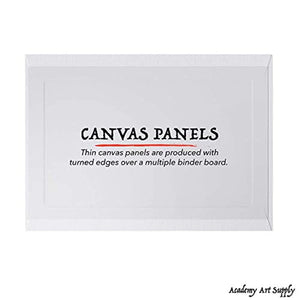 Paquete de 30 paneles de lienzo de 8 x 10 pulgadas de la marca Academy Art Supply - Arteztik