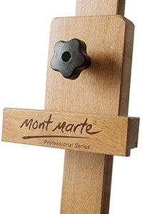 Mont Marte Signature Box - Caballete para suelo (madera de haya, 17.1 x 17.3 x 59.1 in) - Arteztik