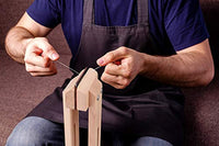Cuero Craft costura mano caballo caballo cuero madera mesa abrazadera para manualidades costura DIY escritorio herramienta - Arteztik
