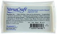 VersaCraft Tinta de pigmento multiusos a base de agua (VK-182 Real Negro) - Arteztik
