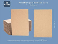 Hojas de cartón corrugado, placas de E-Flute (6 x 9 in, 50 unidades) - Arteztik
