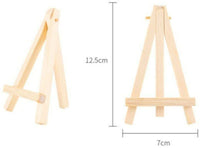 LinaLife - Caballete de madera, 10 unidades, 5.0 in, para artistas, caballete, triángulo, tarjetas, fotos, bodas, tarjetas de negocios, pintura, manualidades, dibujo, teléfono, fiestas, celebraciones - Arteztik
