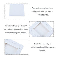 PH Pandahall 12 piezas Mini paneles de lona estirada Mini de 3" x 3" Panel de lona para pintar manualidades dibujo - Arteztik
