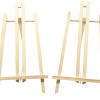 Hishop - Caballete de madera de 16 x 9,5 pulgadas, 3 unidades, caballete de exhibición de mesa, caballete de pintura artística, caballete para pintar, artista, adultos, estudiantes, aulas - Arteztik