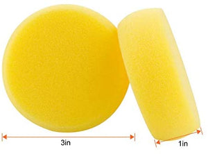 Esponjas sintéticas Abuff, esponja redonda para acuarelas para pintura artística, pintura, manualidades, alfarería, arcilla, cerámica, pared - Arteztik