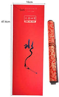 DelieKee - Juego de 2 piezas de papel de agua reutilizable con 1 cepillo de bambú y 1 envoltorio de bolígrafos, caligrafía china práctica para principiantes que escriben gruesos con desplazamiento (4 artículos) - Arteztik
