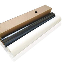 MIPON 2 paquetes de rollo de vinilo adhesivo de transferencia de calor de 11.8 pulgadas x 10 pies para camisetas, sombreros, ropa, máquinas de prensa de calor papel de transferencia (blanco y negro) - Arteztik
