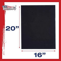 US Art Supply 11 x 14 inch Calidad Profesional sin ácidos Perfil lona 6-Pack – 3/4 12 onza PRIMED Gesso – (1 Full Caso de 6 Individuales Lienzos) - Arteztik