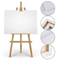 URATOT - 9 paneles de lienzo en blanco para artistas, varios tamaños, varios paneles de lienzo, creativos paneles de pintura en blanco para pintar - Arteztik