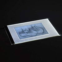 aibecy A4 caja de luz ultra-delgado Panel tablero de Tracer Pintura de mesa de luz Tracing Pad copia LED portátil con función de memoria de regulable de intensidad de brillo de dibujo para artista animación visualización de rayos X tatuaje - Arteztik