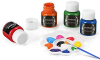 Pintura de cristal de 12 colores vibrantes para copas de vino, bombillas de luz, pintura de bricolaje (12 x 0.8 fl oz) - Arteztik
