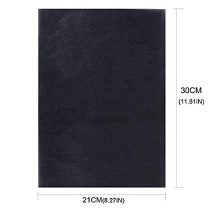 200 hojas de papel de carbono de grafito negro de transferencia de carbono (8.5 x 11.5 pulgadas), papel de calco con 5 lápices para repujado y puntero para madera, papel, lienzo (2 papel de carbono) - Arteztik