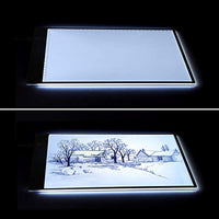 Tablero de rastreo LED portátil A4 para dibujo de plantillas, delgado, caja de luz, mesa para tatuaje artístico artista - Arteztik
