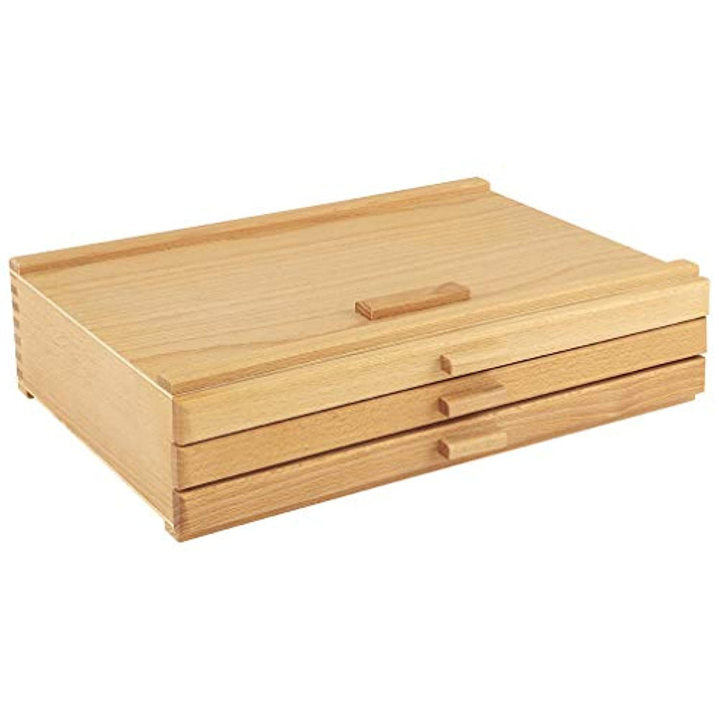 Caja de almacenaje Creative Mark apilable de madera resistente de 3 ca