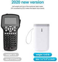 Máquina de etiquetado NiiMbot D11 2020 Protable Bluetooth Etiqueta Impresora Cinta Incluida Múltiples Plantillas Disponibilidad para Smartphone Tablet Fácil de usar Oficina Hogar Organización USB Recargable… (Blanco) - Arteztik
