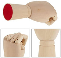 Maniquí de mano de madera con dedos flexibles y movibles, maniquí articulado para bocetos, dibujo, hogar, oficina, escritorio, niños, juguetes, regalo - Arteztik
