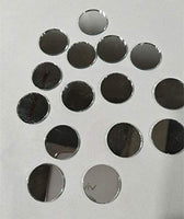 Azulejos de cristal redondos de mosaico para espejos, manualidades con espejo de cristal, círculo real, espejo de mesa, mosaico de espejo redondo - Arteztik
