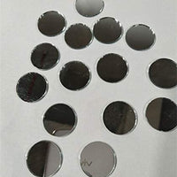 Azulejos de cristal redondos de mosaico para espejos, manualidades con espejo de cristal, círculo real, espejo de mesa, mosaico de espejo redondo - Arteztik