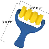 imei Pintura Rodillo de espuma para cepillo para polvo esponja para Kid Mini cepillos de pintura bricolaje Arte Artesanía Herramienta de pintura Set (4 paquetes) - Arteztik