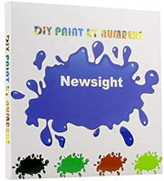 Pintura al óleo DIY Newsight Paintworks pintura por número para niños y adultos (16" x 20" Color Cat) - Arteztik
